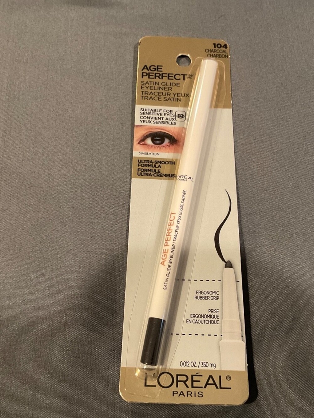 Brand New Loreal L’Oréal Age Perfect Satin Glide Eyeliner Charcoal 104